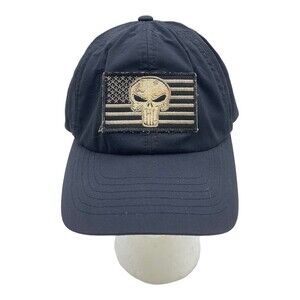 Oakley BLACK PUNISHER US FLAG Born To Ride Adjustable Hat One Size